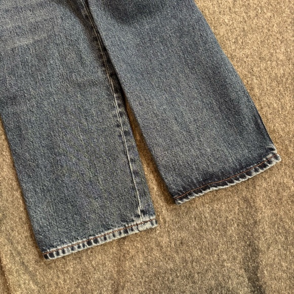 Toteme Ease In Denim straight leg button fly jeans - Picture 6 of 11